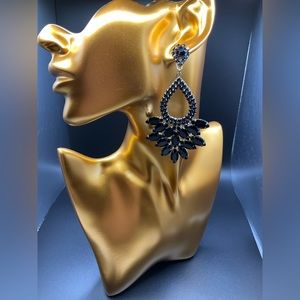 Crystal Marquise Cluster Rhinestone Earrings